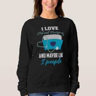 Camiseta Enfermeira Escolar Feminina Citação Sarcástica de