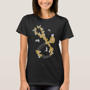 Camiseta Enfermeira escolar Stethoscope Girassóis 1