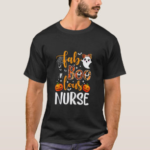 Camiseta Enfermeira Fab Boo Lous Enfermeira Registrada Hall