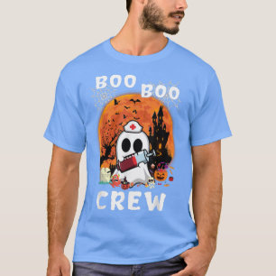 Camiseta Enfermeira Fantasma Equipe Boo Boo Enfermagem Dive