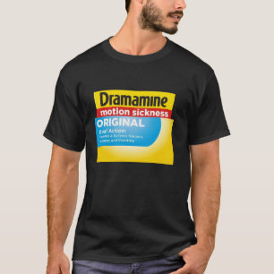 Camiseta Enfermeira Farmácia Halloween Costume Dramamine Mo