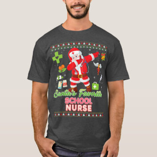 Camiseta Enfermeira favorita Dabbing Papais noeis Stethos