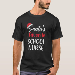 Camiseta Enfermeira favorita de papais noeis Pajama dá pre