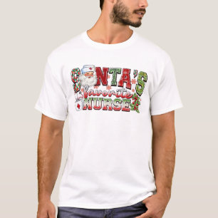 Camiseta Enfermeira Favorita do Papai Noel, Enfermeira Aleg