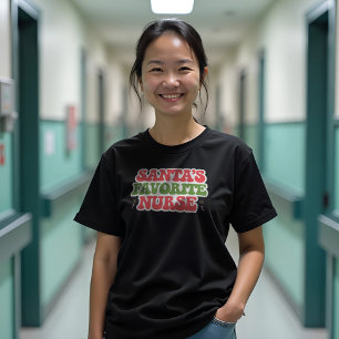 Camiseta Enfermeira Favorita dos papais noeis