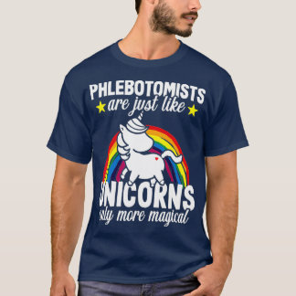Camiseta Enfermeira flebotomista Enfermeira Funny Unicorn P