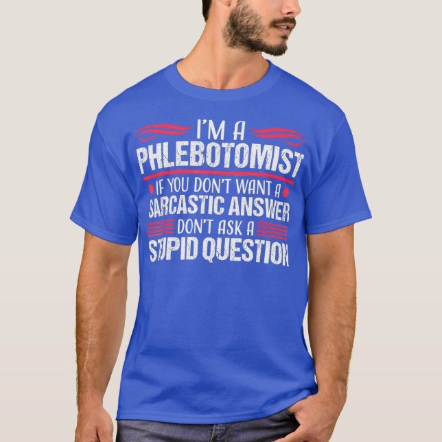 Camiseta Enfermeira flebotomista Presente de flebotomia sar (Frente)