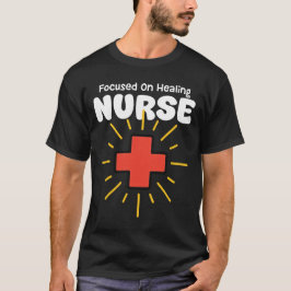 CAMISETA ENFERMEIRA - FOCADA NA CURA
