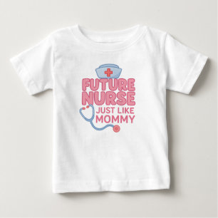 Camiseta Enfermeira Futura Tal Como Mamães