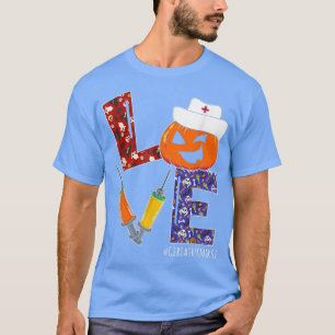 Camiseta Enfermeira Geriátrica Ama Enfermeira Vida Hallowee