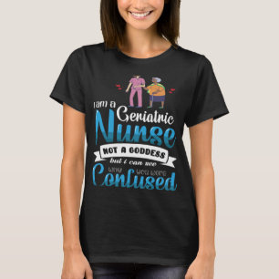Camiseta Enfermeira Geriátrica Deusa Colega de Trabalho Col