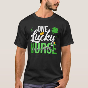 Camiseta Enfermeira Geriátrica do Dia de São Patrick Um Nur