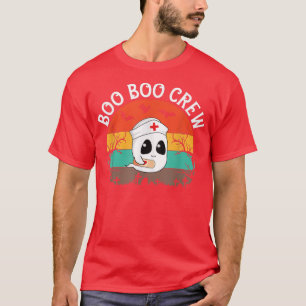 Camiseta Enfermeira Ghost da Boo Boo Retro Halloween 2022 N