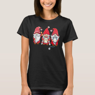 Camiseta Enfermeira Gnomos Segurando Dia de os namorados Nu