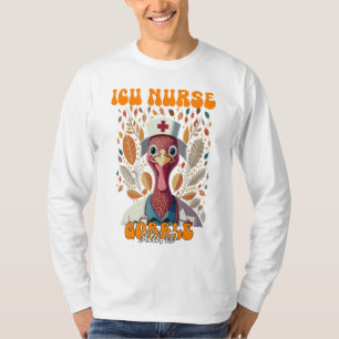 Camiseta Enfermeira Gobble Mulheres Enfermeiras da UTI - De