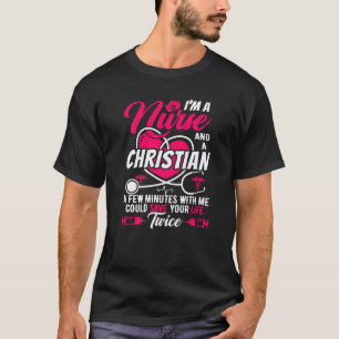 Camiseta Enfermeira Graduada Cristã Enfermagem Legal Resfri