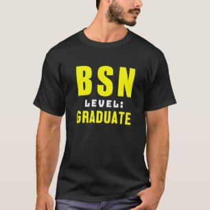 Camiseta Enfermeira Graduada Em Enfermagem Bsn Formatura