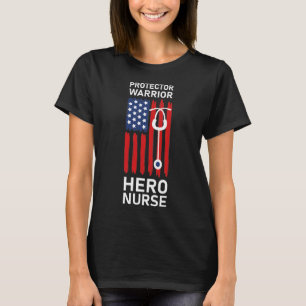 Camiseta Enfermeira Herdeira do Guerreiro de Proteção