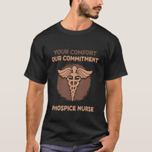 Camiseta Enfermeira Hospice CNA Médica Vida Mulheres Enferm