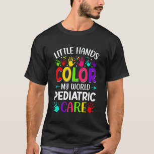 Camiseta Enfermeira Hospital - Pequenas Mãos Colorem Meu Mu