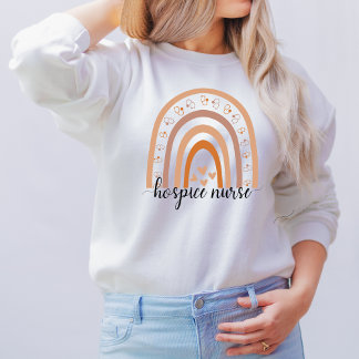Camiseta Enfermeira Hospitalar Script Rainbow