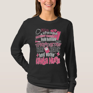 Camiseta Enfermeira Humor Para Enfermeira Enfermeira Engraç