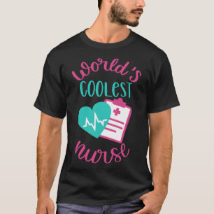 Camiseta Enfermeira inspiracional mais fixe do mundo