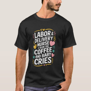 Camiseta Enfermeira L & D Design Enfermeira de Parto Enferm