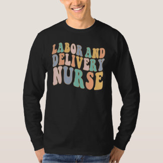 Camiseta Enfermeira L&d Enfermeira De Trabalho De Parto E E