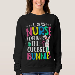 Camiseta Enfermeira L&d Eu Entrego Os Ovos De Páscoa De Bun