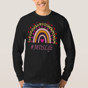 Camiseta Enfermeira Leopard Rainbow Nurse Semana