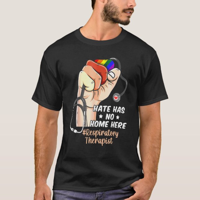Camiseta Enfermeira Lgbt Orgulho Odio Não Tem Casa Aqui Res (Frente)