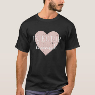 Camiseta Enfermeira licenciada para injeção graduada Injeta