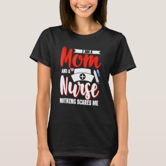 Camiseta Enfermeira Mãe Mãe Amamentando Dia das Mães