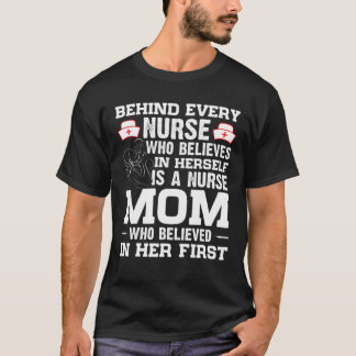 Camiseta Enfermeira Mãe Mãe Engraçada Mulheres Enfermando N
