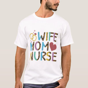 Camiseta Enfermeira Mãe Mulher Amor