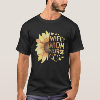 Camiseta Enfermeira Mãe Semana das Enfermeiras Esposa Enfer