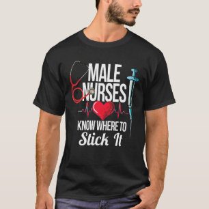 Camiseta Enfermeira Masculina Engraçada Ou Assassinato No 