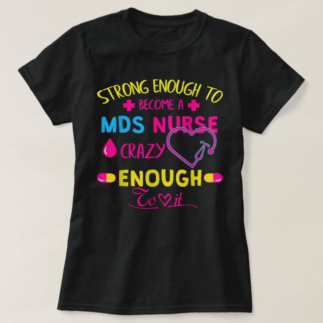 Camiseta Enfermeira MDS Suficiente (Frente do Design)