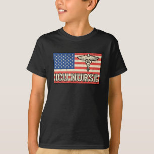 Camiseta Enfermeira Médica Emergência Americana Funny