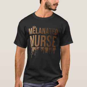 Camiseta Enfermeira Melanizada História Negra Mês 2023 Enfe