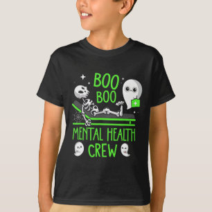 Camiseta Enfermeira Mental Enfermeira Psych Boo Crew Enferm