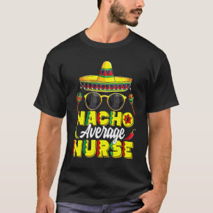 Camiseta Enfermeira Nacho Média Cinco De Mayo Festa Mexican