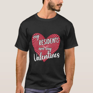 Camiseta Enfermeira Namorados Meus Residentes São Meu Valen