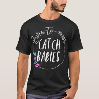 Camiseta Enfermeira Nascer Para Pegar Bebês Doulas Baby Cat