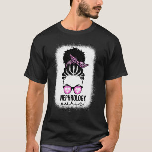 Camiseta Enfermeira Nefrologia Enfermeira Negra Afro Mensal