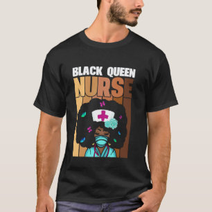 Camiseta Enfermeira Negra Afro Amor Mulheres Africanas Mela