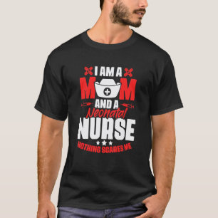 Camiseta Enfermeira Neonatal Mãe Médica Rn Enfermagem Neona
