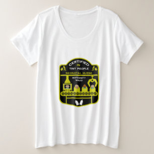 Camiseta Enfermeira Neonatal Obrigado E Apoio Presente