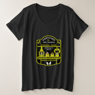 Camiseta Enfermeira Neonatal Obrigado E Apoio Presente
